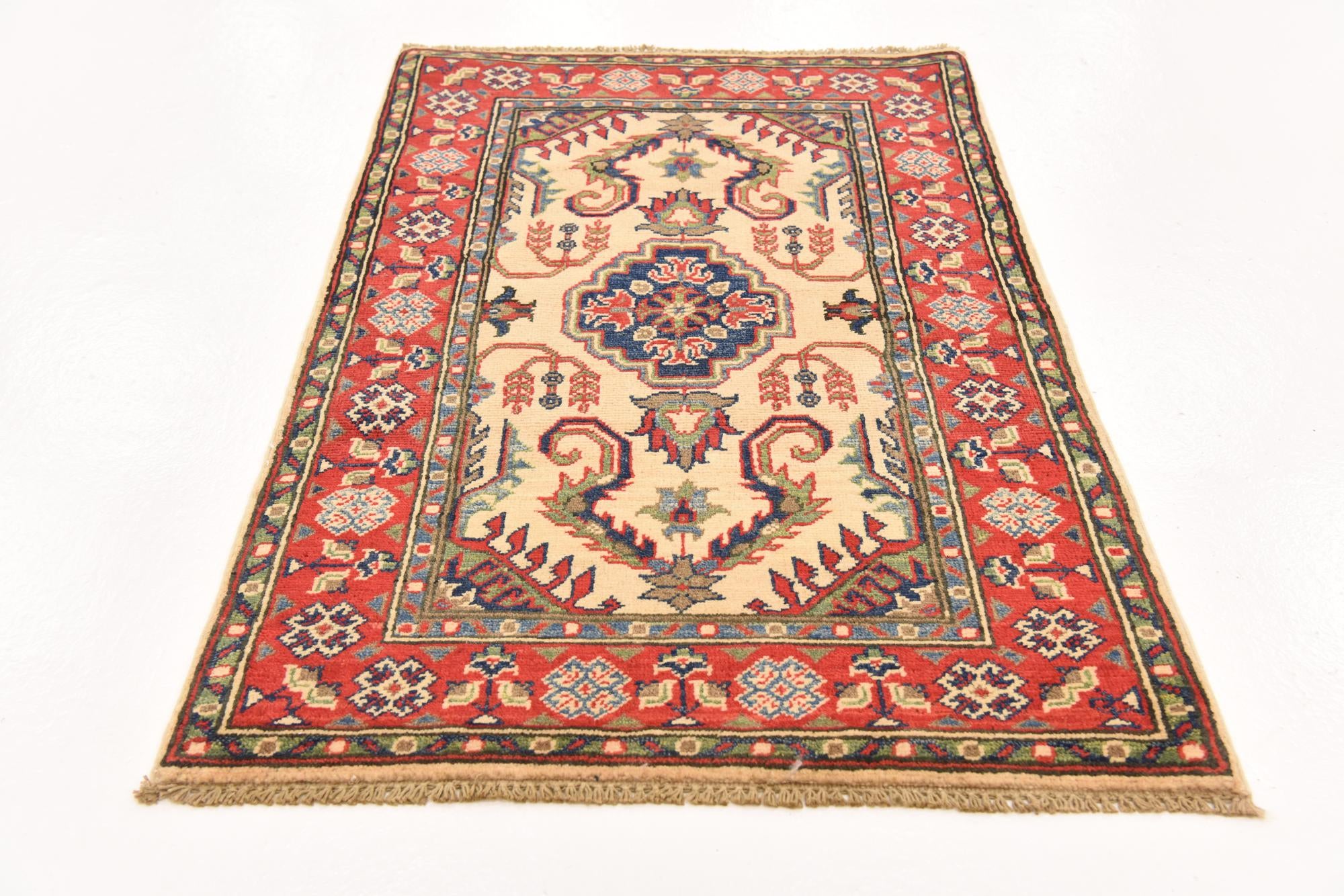 2' 7 x 4' 2 Hand Knotted Kazak Rug
