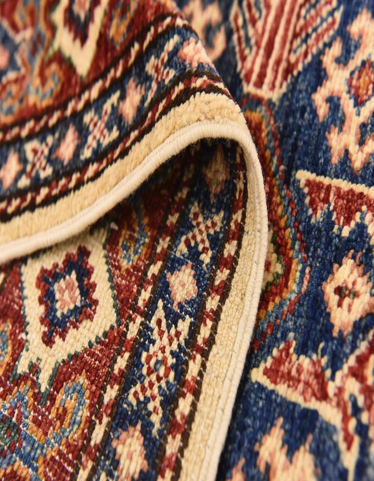 Detail image of 3' 3 x 4' 9  Hand Knotted Kazak Oriental Rug