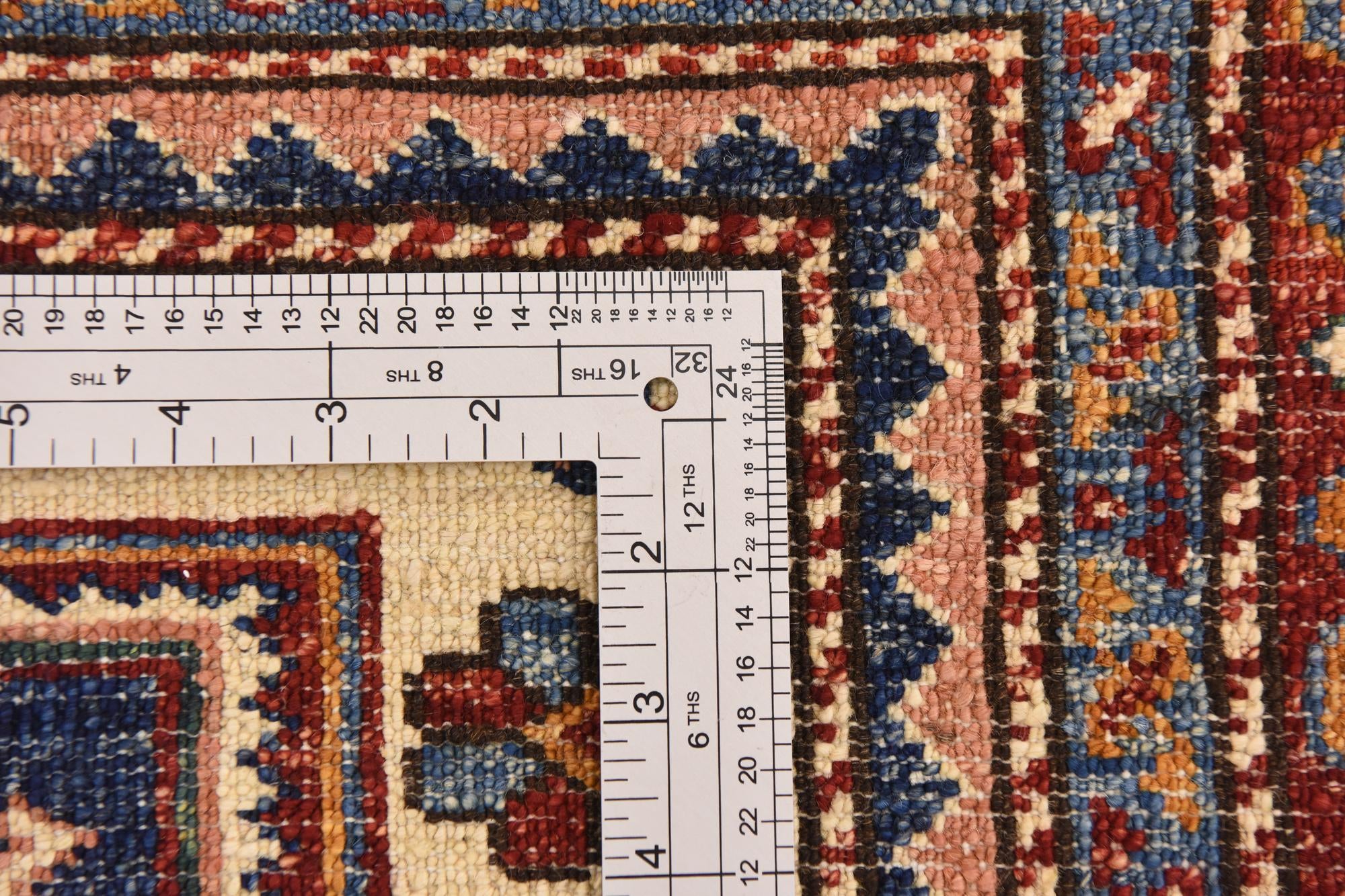 3' 3 x 4' 9 Hand Knotted Kazak Oriental Rug