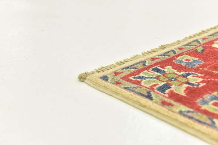4' x 6' Hand Knotted Kazak Rug