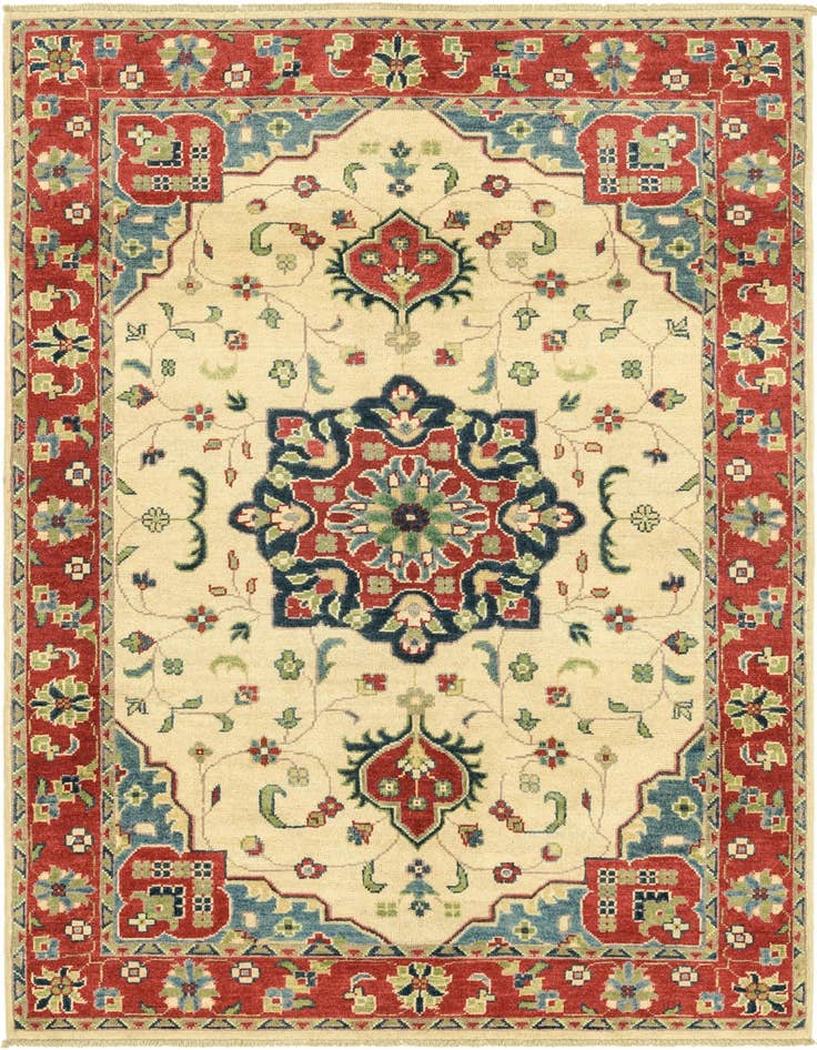 Detail image of 4' x 6' Hand Knotted Kazak Rug