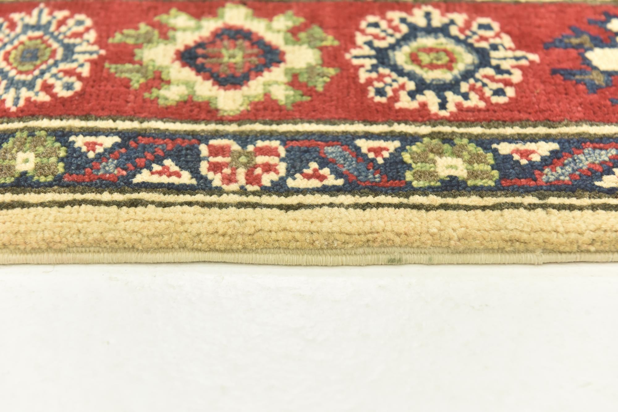 4' x 5' 10 Hand Knotted Kazak Rug