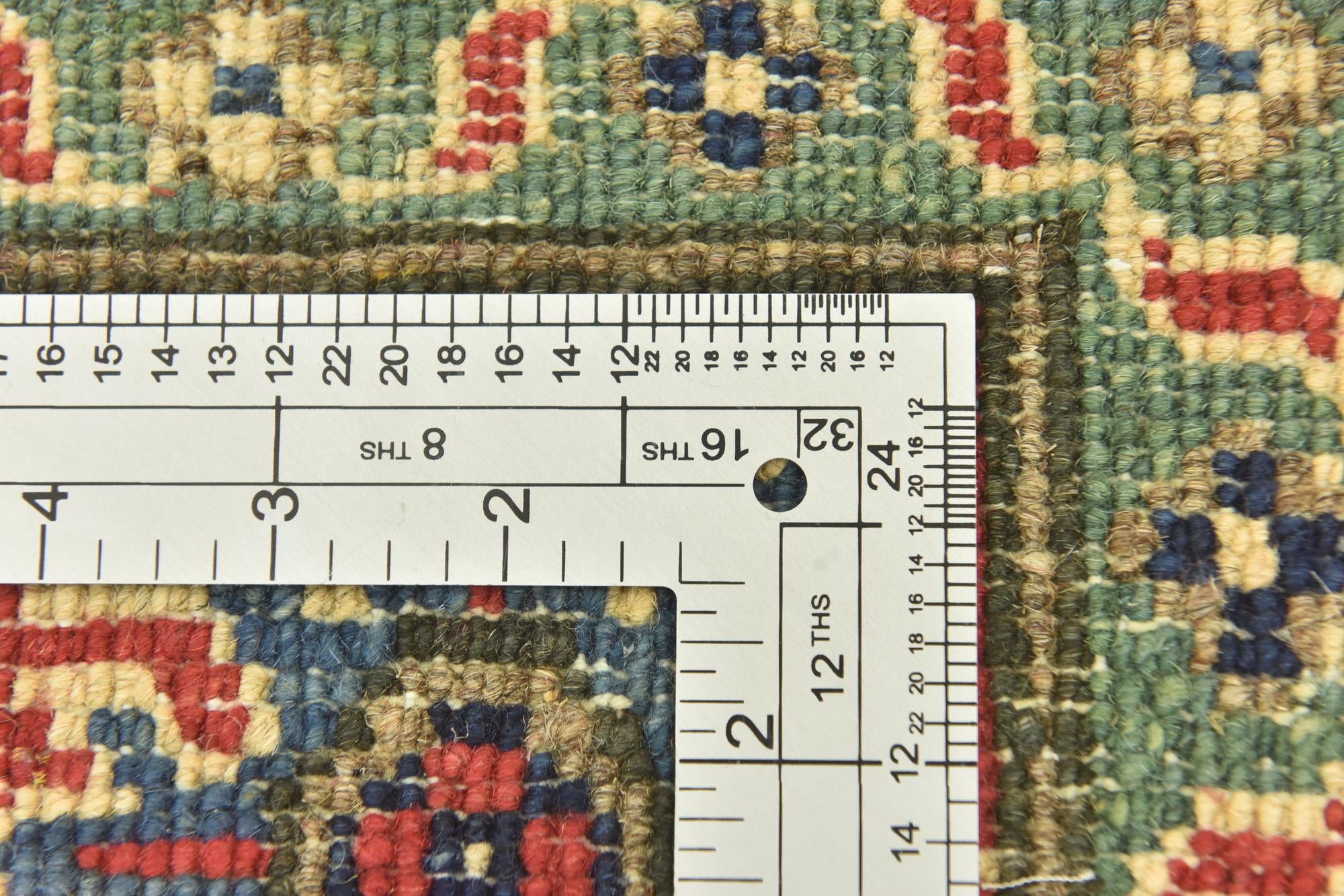 3' 9 x 6' Hand Knotted Kazak Rug