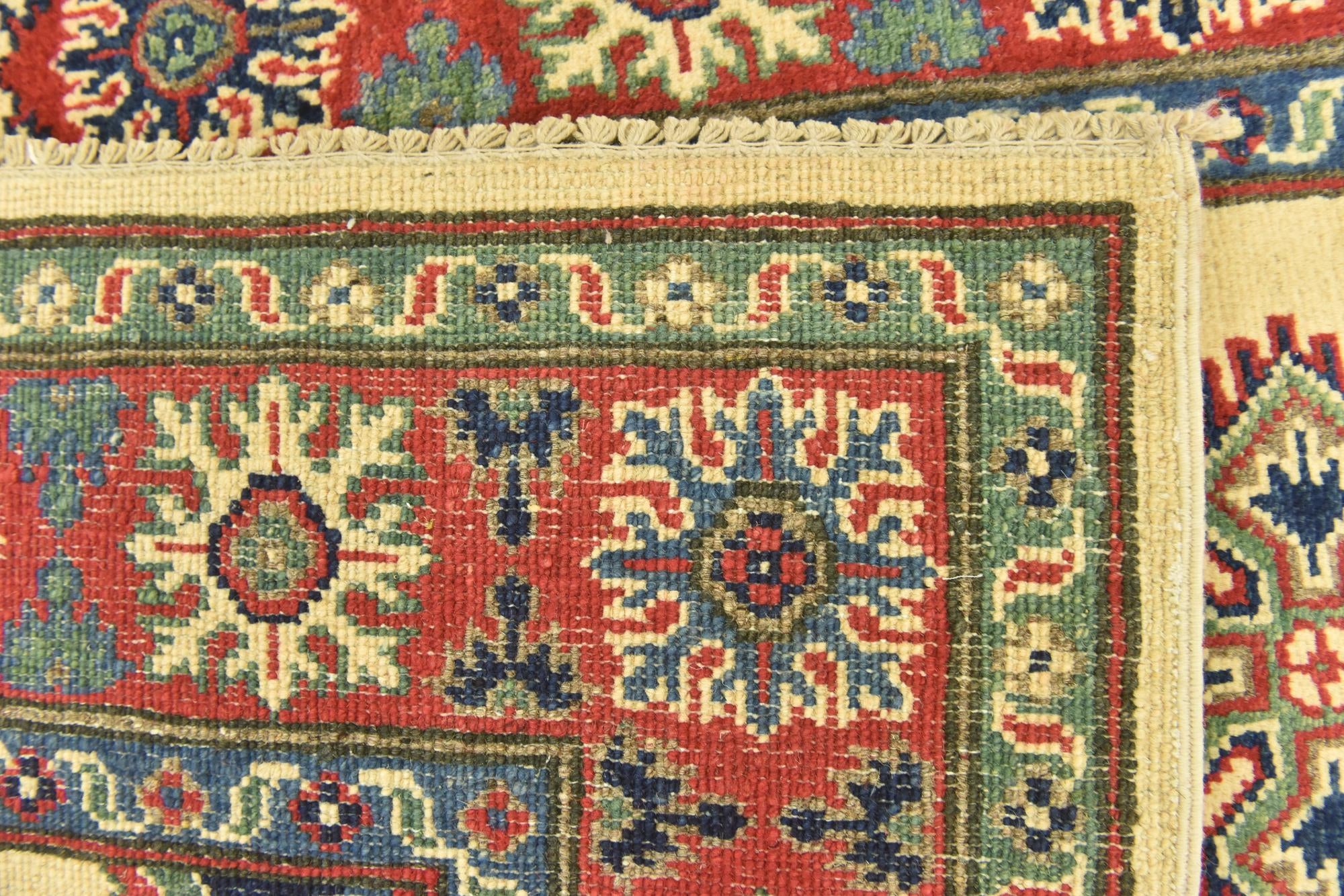 3' 9 x 6' Hand Knotted Kazak Rug