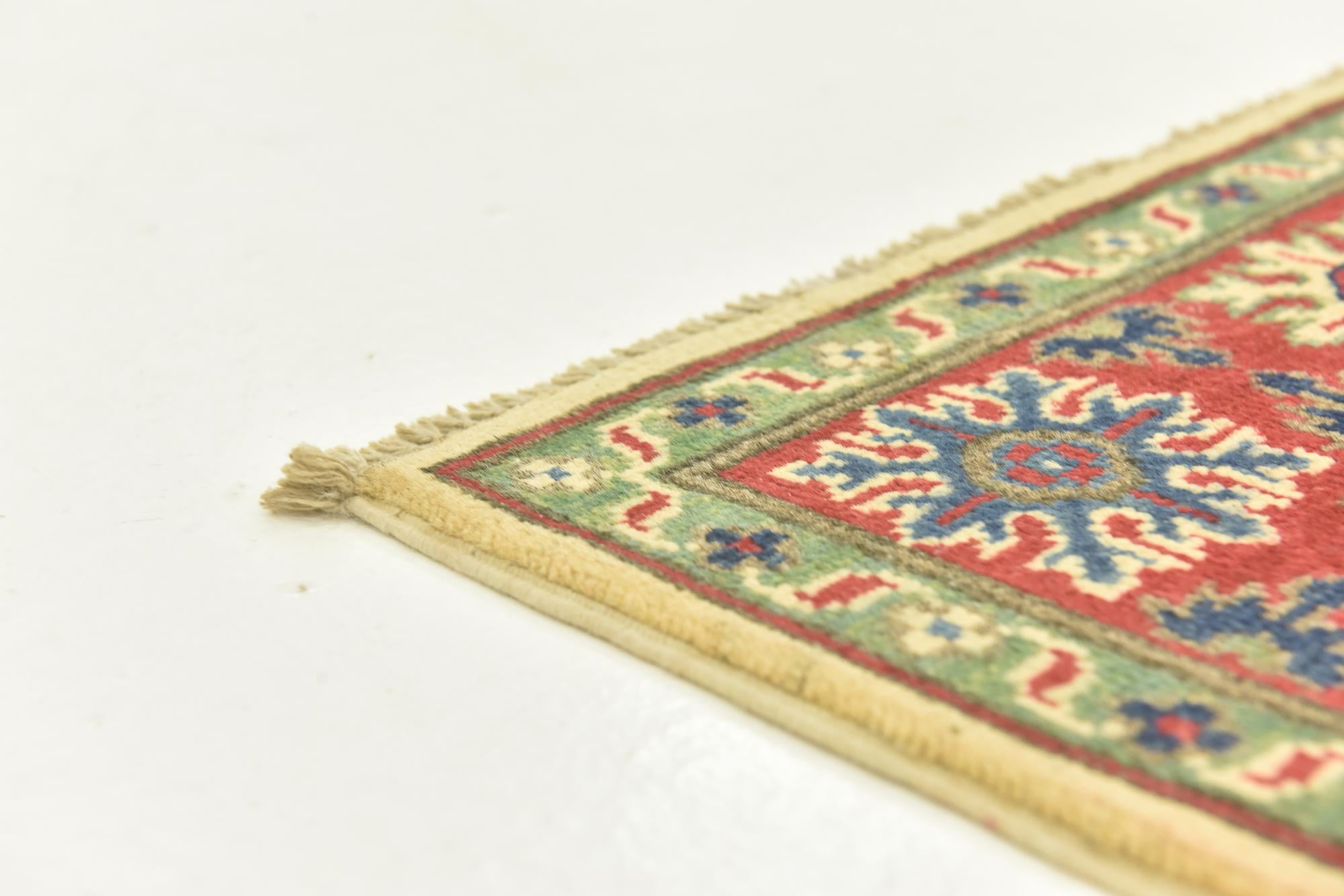 3' 9 x 6' Hand Knotted Kazak Rug