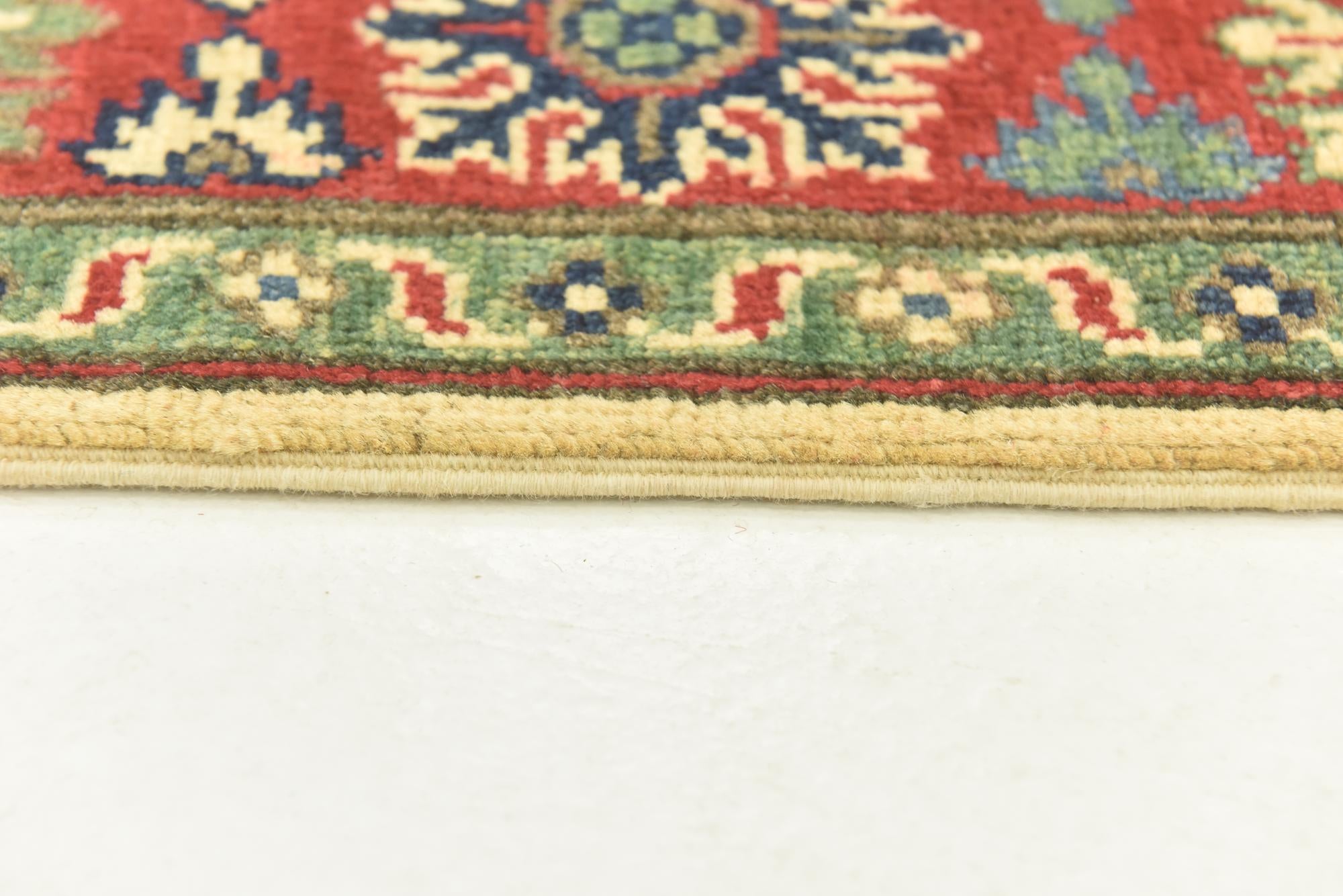 3' 9 x 6' Hand Knotted Kazak Rug