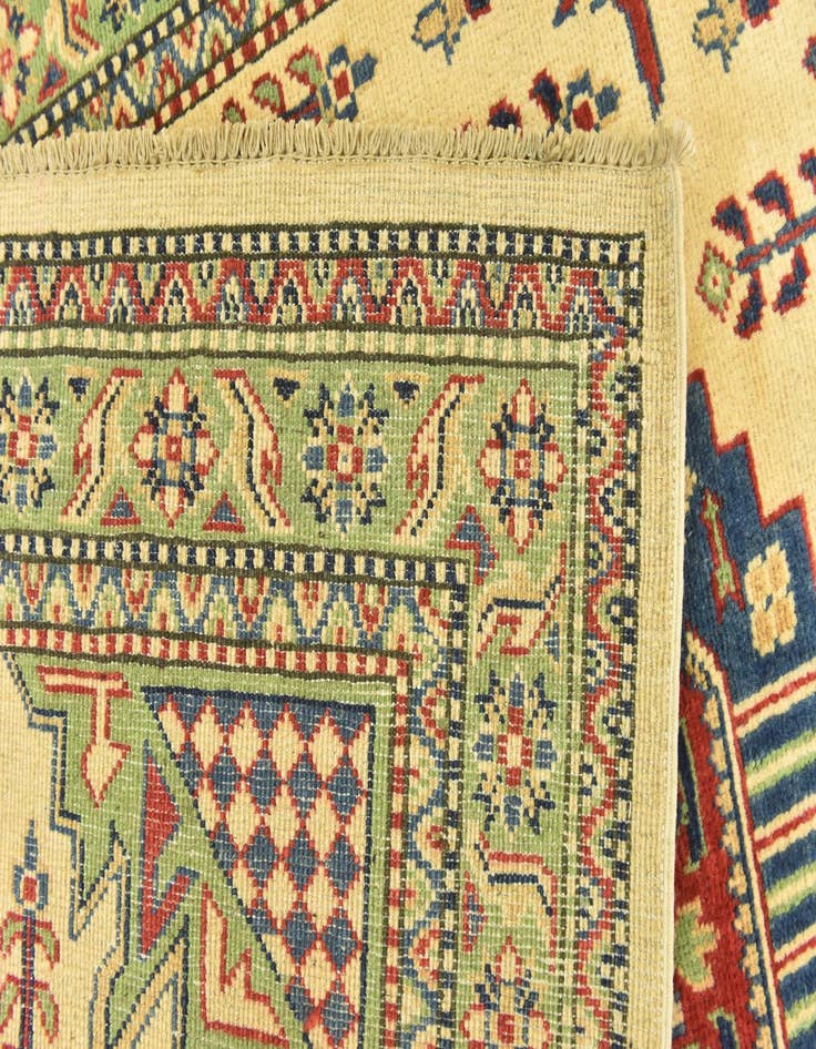 Detail image of 4' x 6'  Hand Knotted Kazak Rug