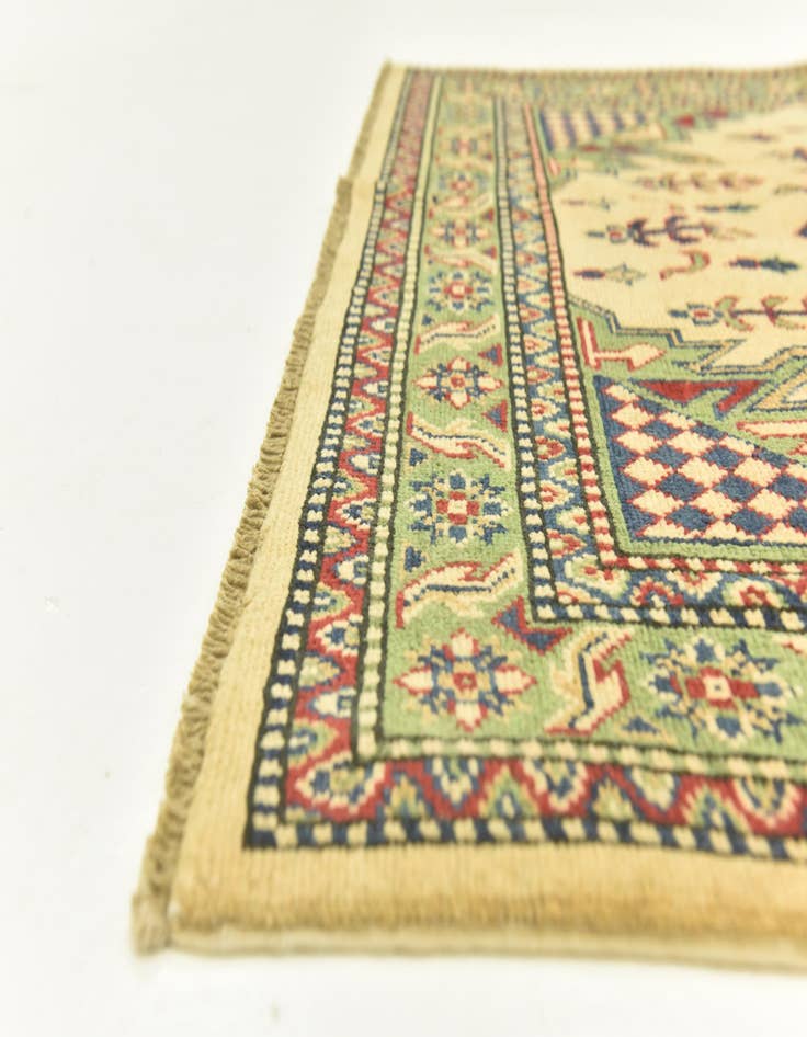 Detail image of 4' x 6'  Hand Knotted Kazak Rug