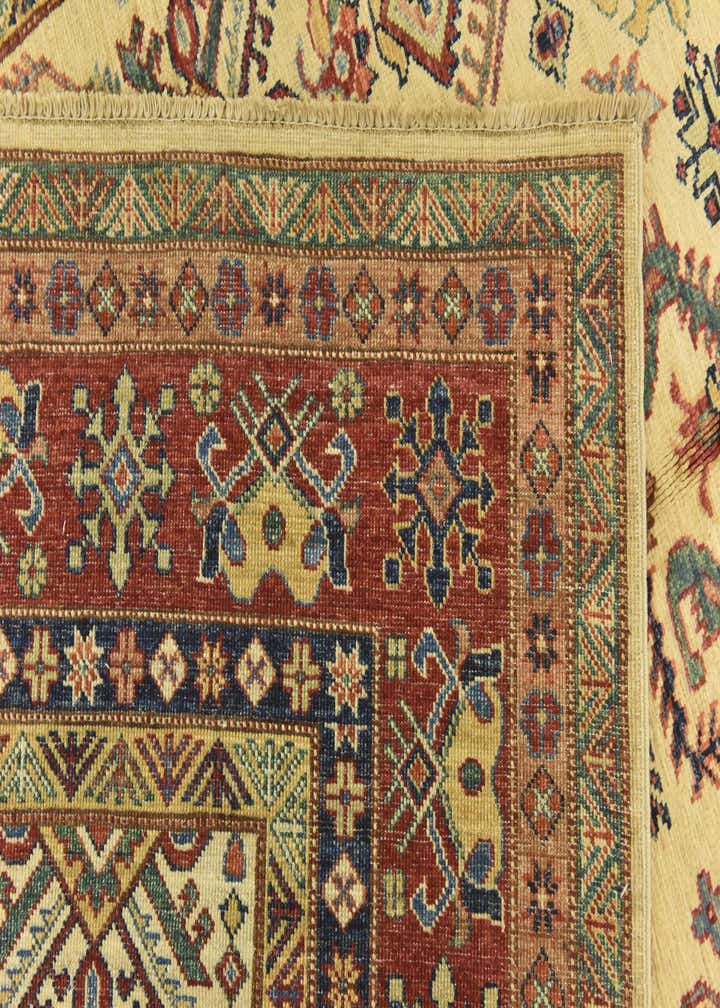 5' 9 x 8' 9 Hand Knotted Kazak Oriental Rug