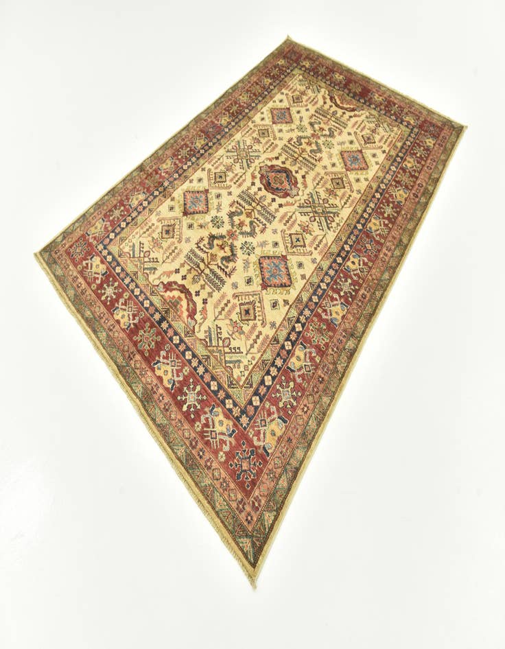 Detail image of 5' 9 x 8' 9 Hand Knotted Kazak Oriental Rug