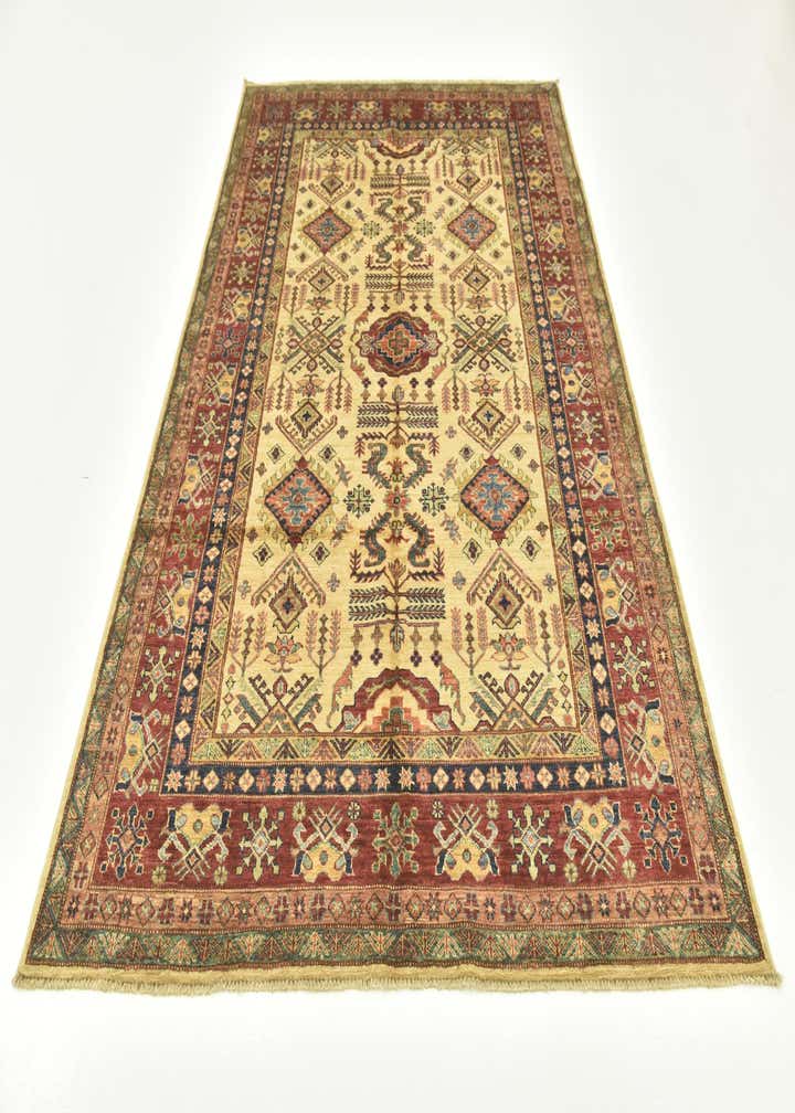 5' 9 x 8' 9 Hand Knotted Kazak Oriental Rug