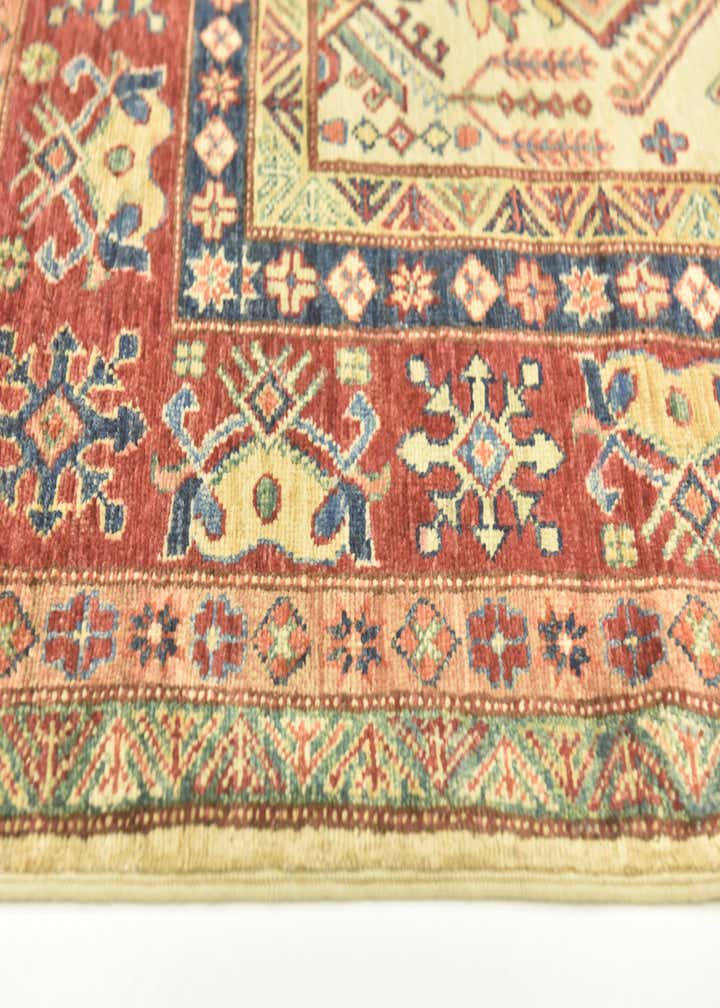 5' 9 x 8' 9 Hand Knotted Kazak Oriental Rug