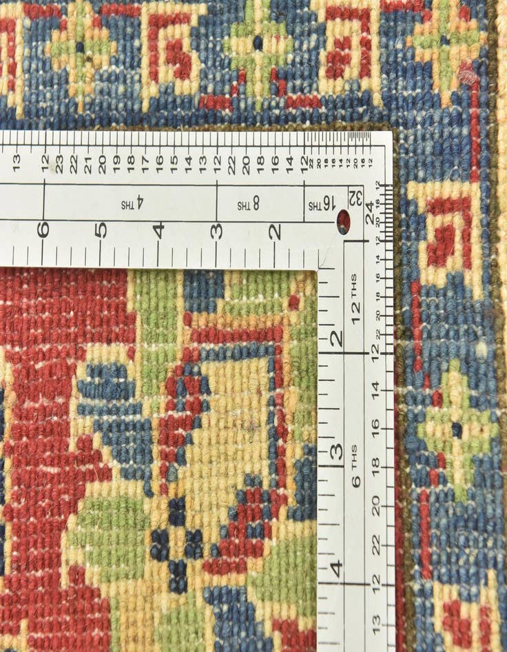 Detail image of 4' 10 x 6' 9  Hand Knotted Kazak Rug