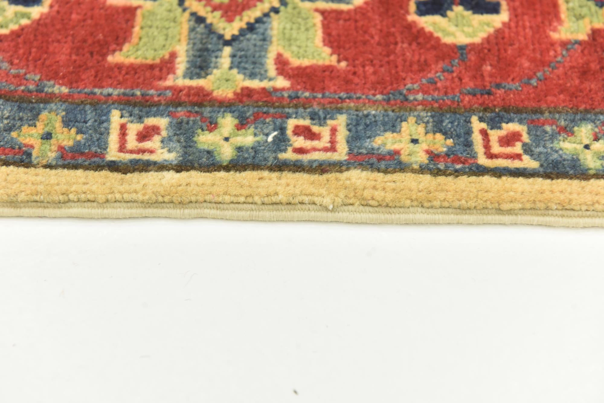 4' 10 x 6' 9 Hand Knotted Kazak Rug