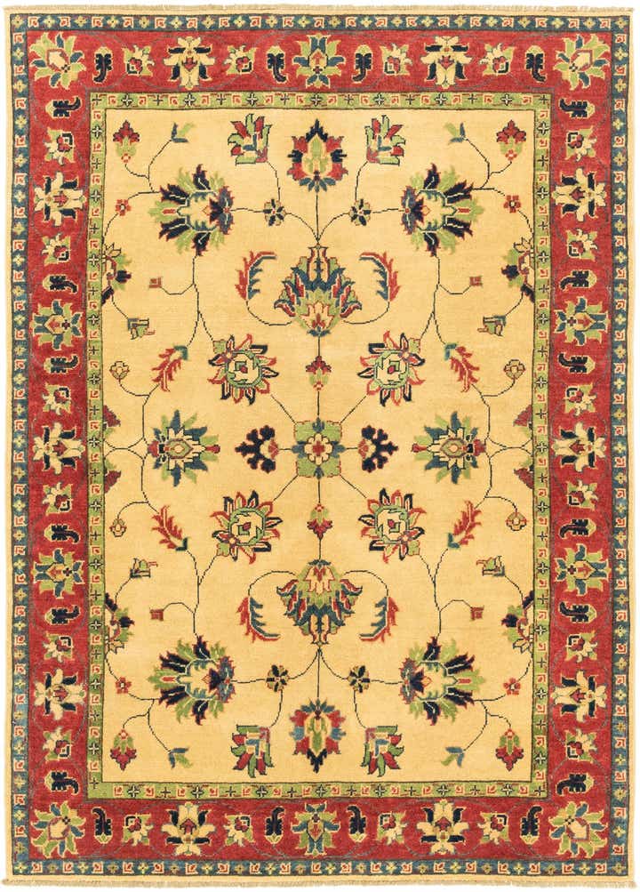 4' 10 x 6' 9 Hand Knotted Kazak Rug