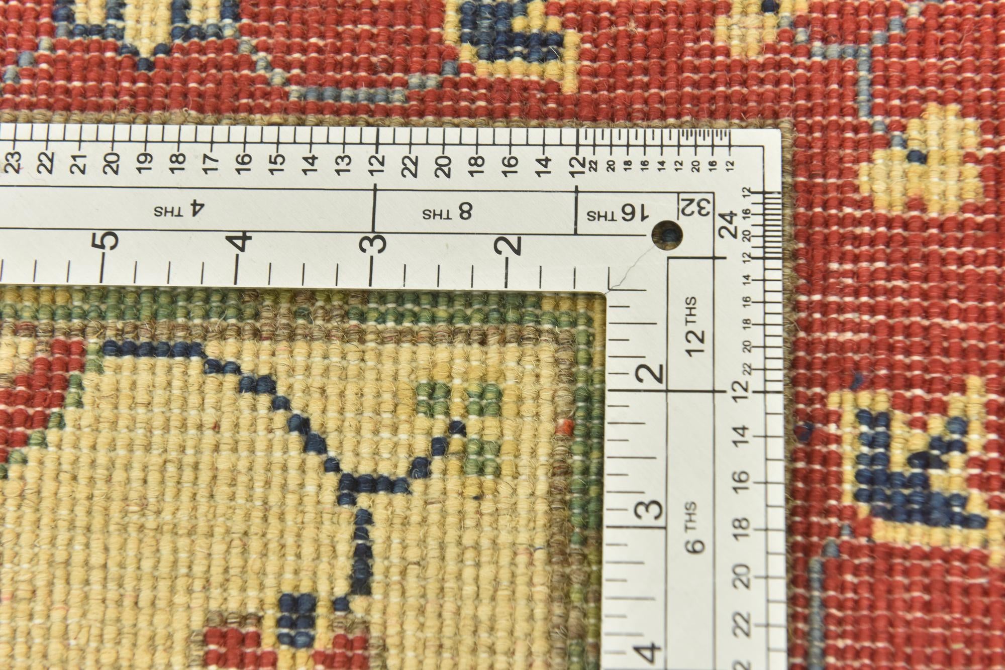 4' 10 x 6' 8 Hand Knotted Kazak Rug