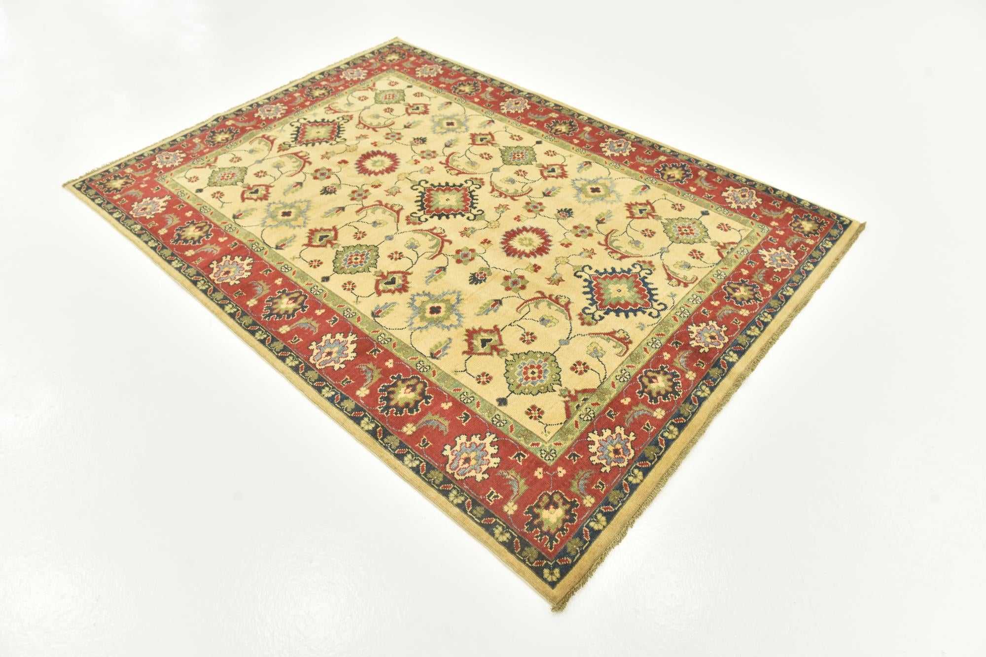 4' 10 x 6' 8 Hand Knotted Kazak Rug