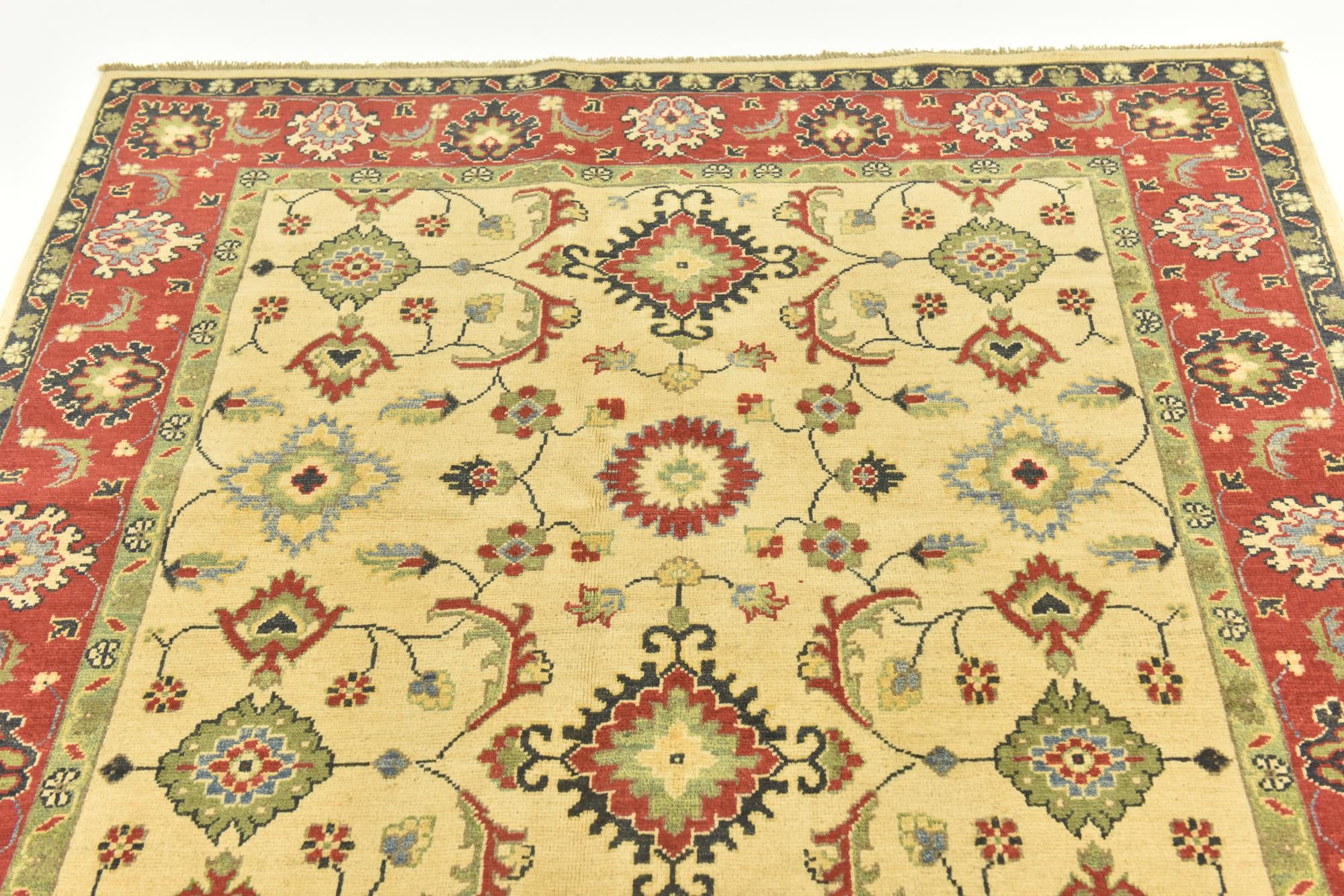 4' 10 x 6' 8 Hand Knotted Kazak Rug