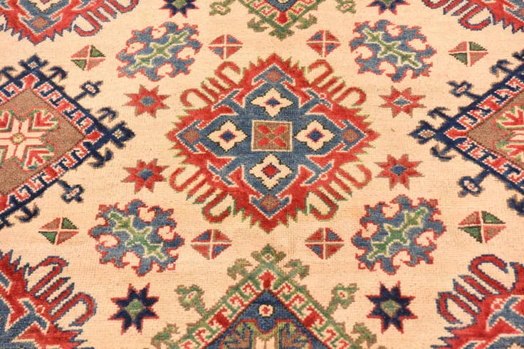 Detail image of 5' x 6' 10 Hand Knotted Kazak Rug