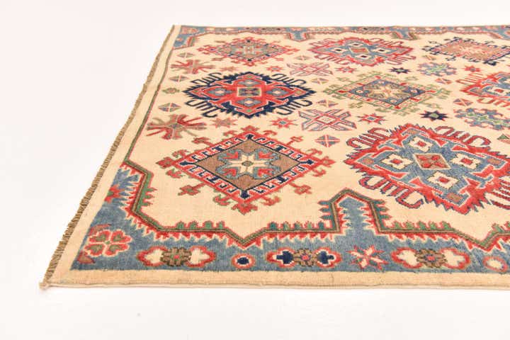 5' x 6' 10 Hand Knotted Kazak Rug