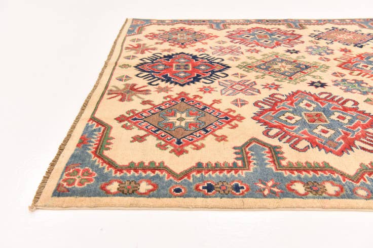 Detail image of 5' x 6' 10 Hand Knotted Kazak Rug