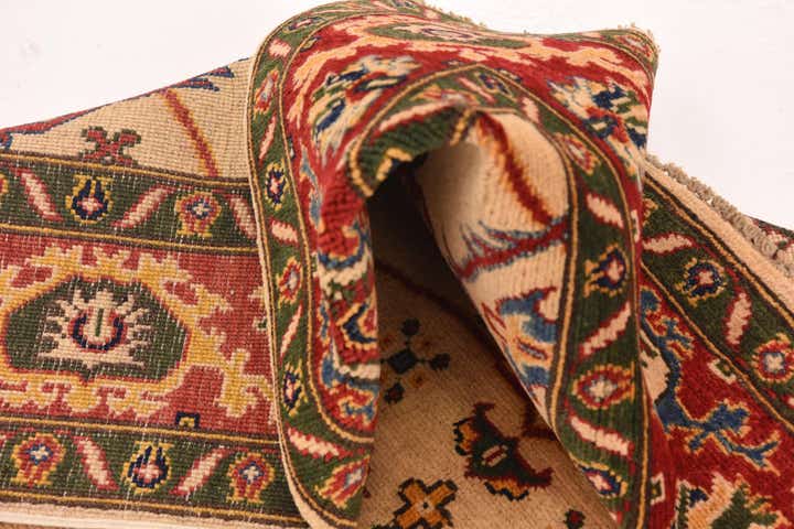 4' 11 x 7' 1 Hand Knotted Kazak Rug