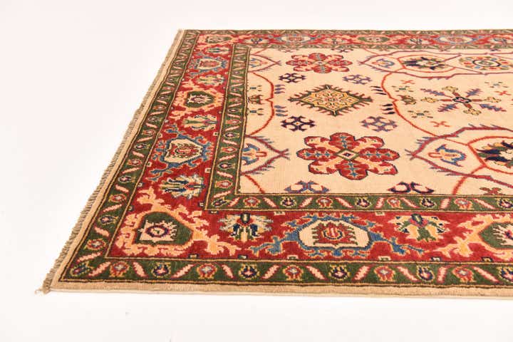 4' 11 x 7' 1 Hand Knotted Kazak Rug
