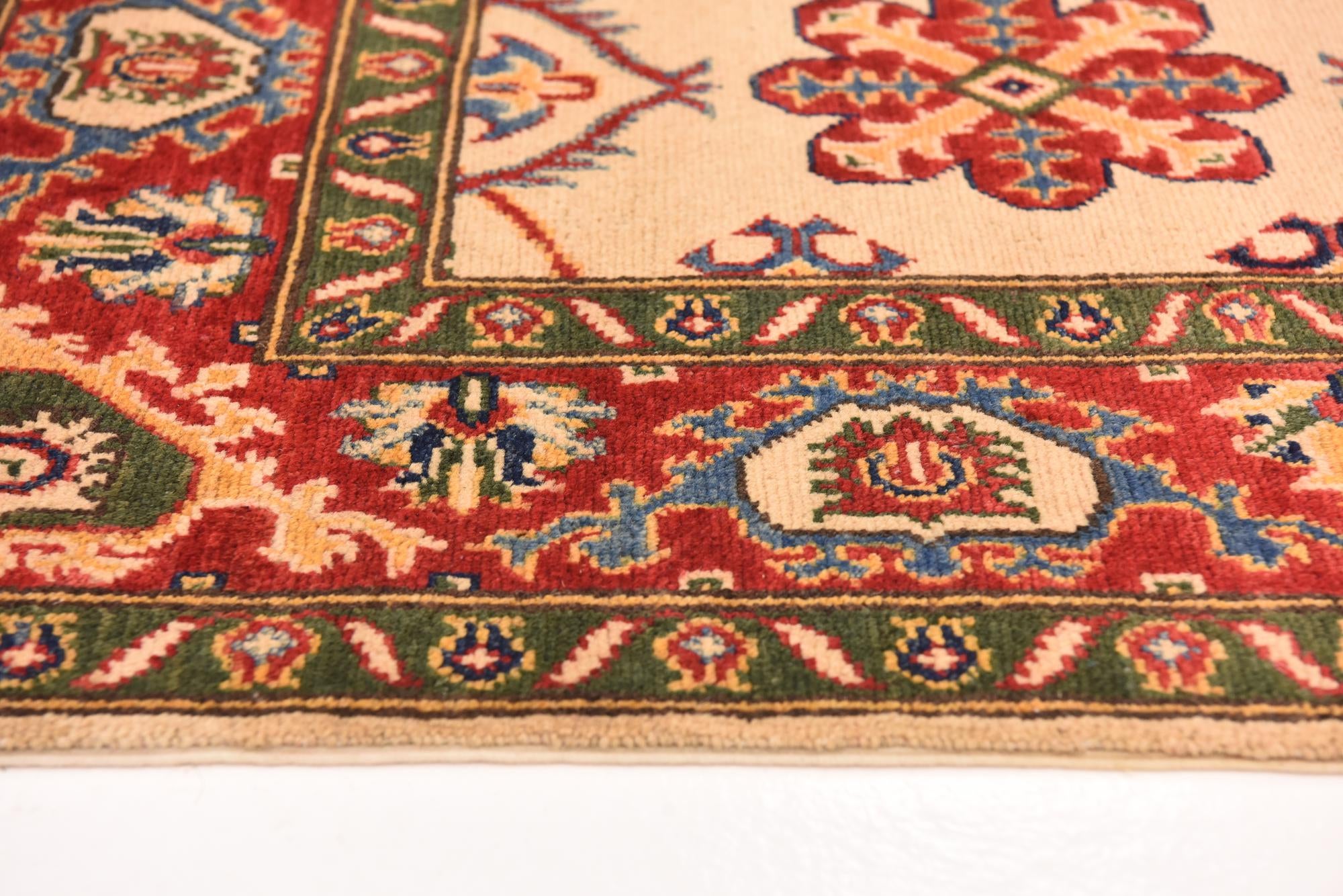 4' 11 x 7' 1 Hand Knotted Kazak Rug