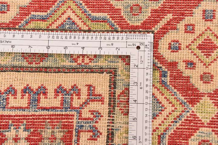 5' 7 x 7' 9 Hand Knotted Kazak Rug