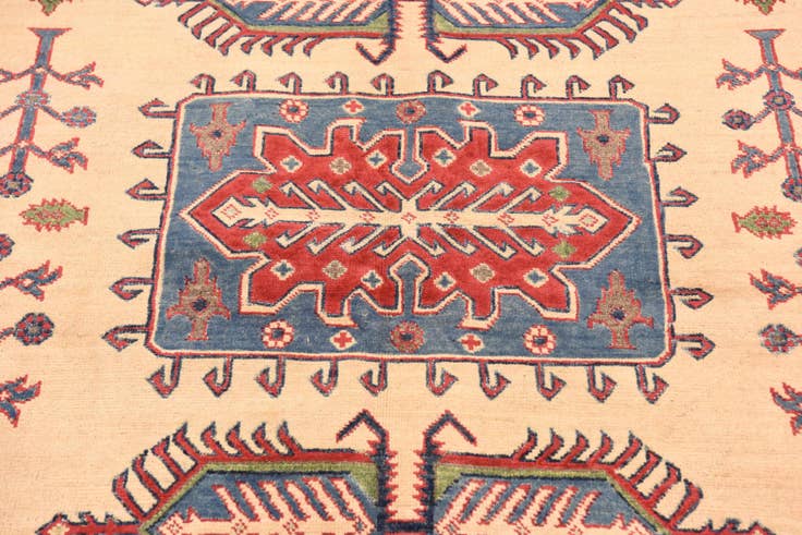 Detail image of 5' 7 x 7' 9 Hand Knotted Kazak Rug