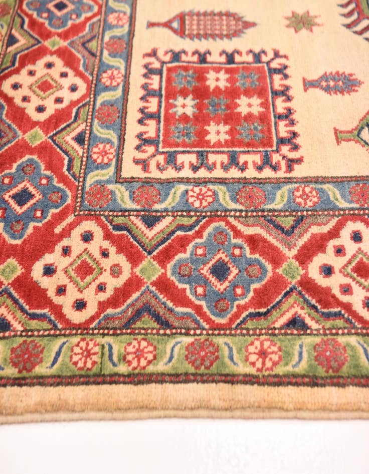 Detail image of 5' 7 x 7' 9  Hand Knotted Kazak Rug