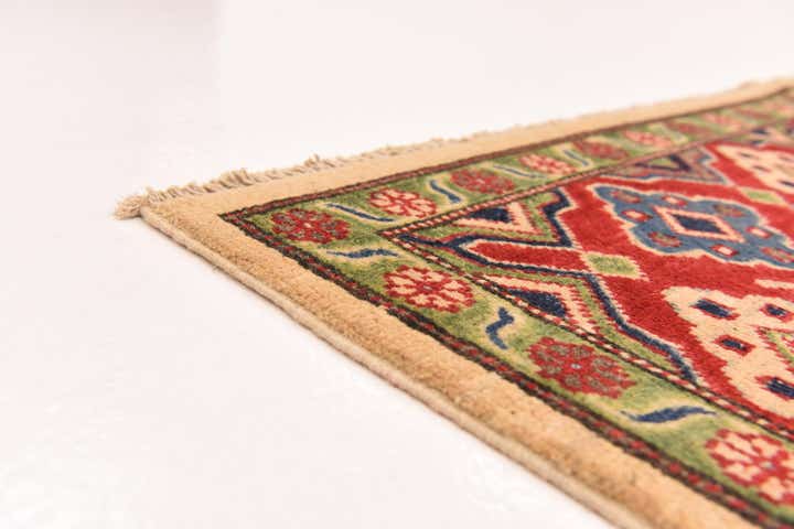 5' 7 x 7' 9 Hand Knotted Kazak Rug