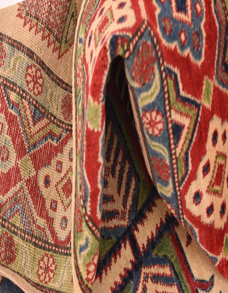 Detail image of 5' 7 x 7' 9  Hand Knotted Kazak Rug