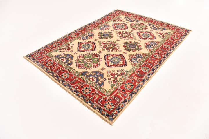 5' 6 x 7' 10 Hand Knotted Kazak Rug