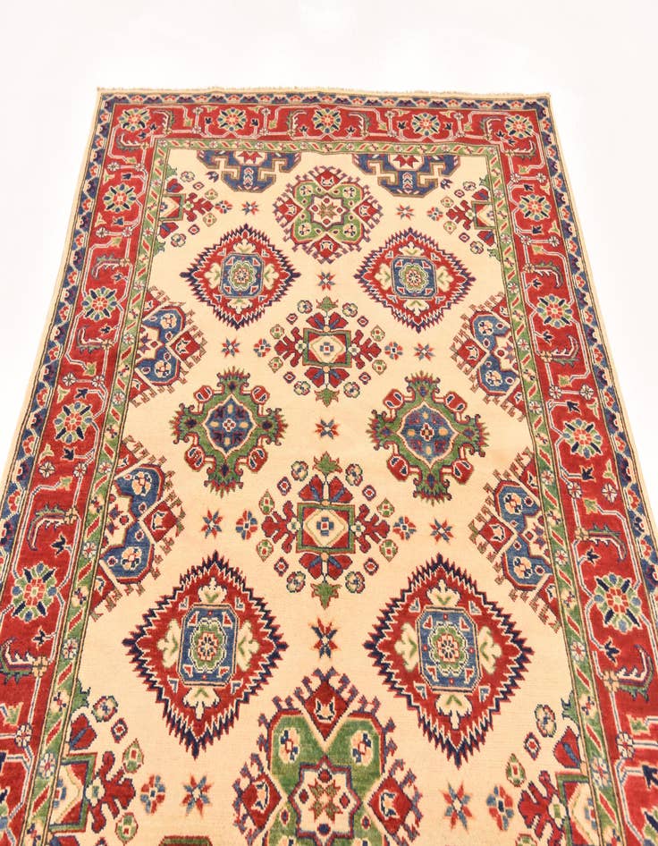 Detail image of 5' 6 x 7' 10 Hand Knotted Kazak Rug