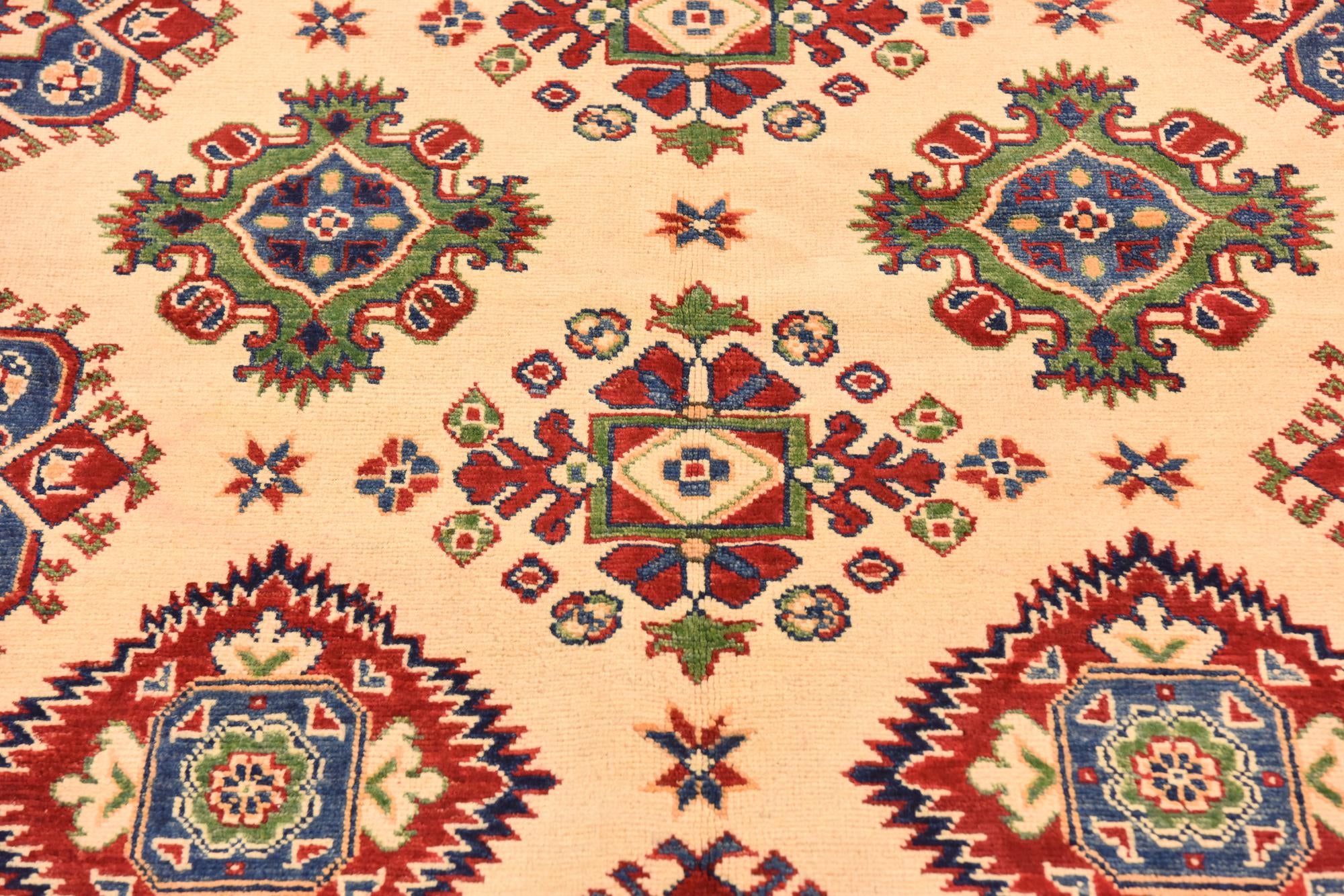 5' 6 x 7' 10 Hand Knotted Kazak Rug