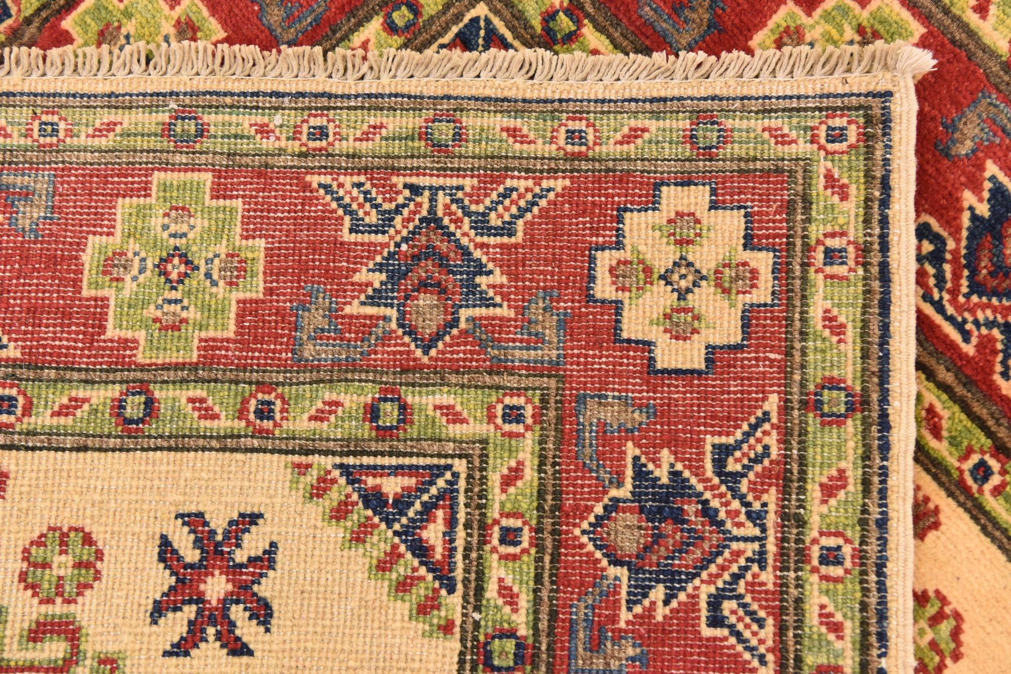 3' 3 x 5' Hand Knotted Kazak Rug