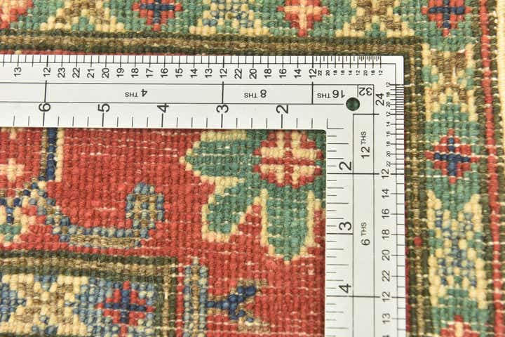 4' x 6' 1 Hand Knotted Kazak Rug