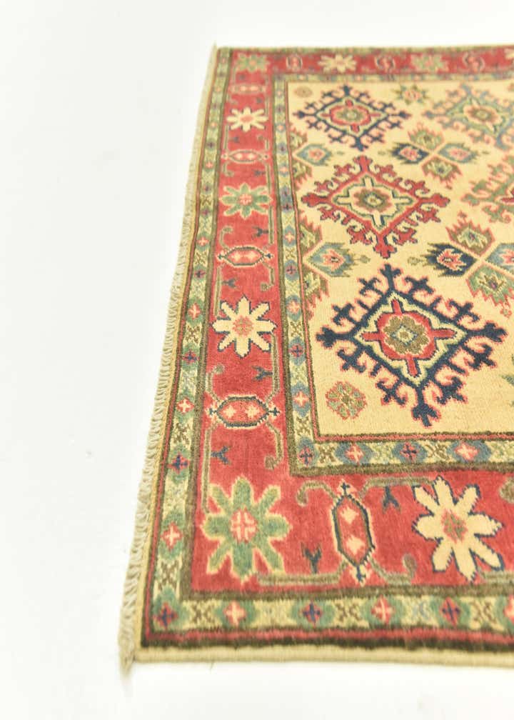 4' x 6' 1 Hand Knotted Kazak Rug