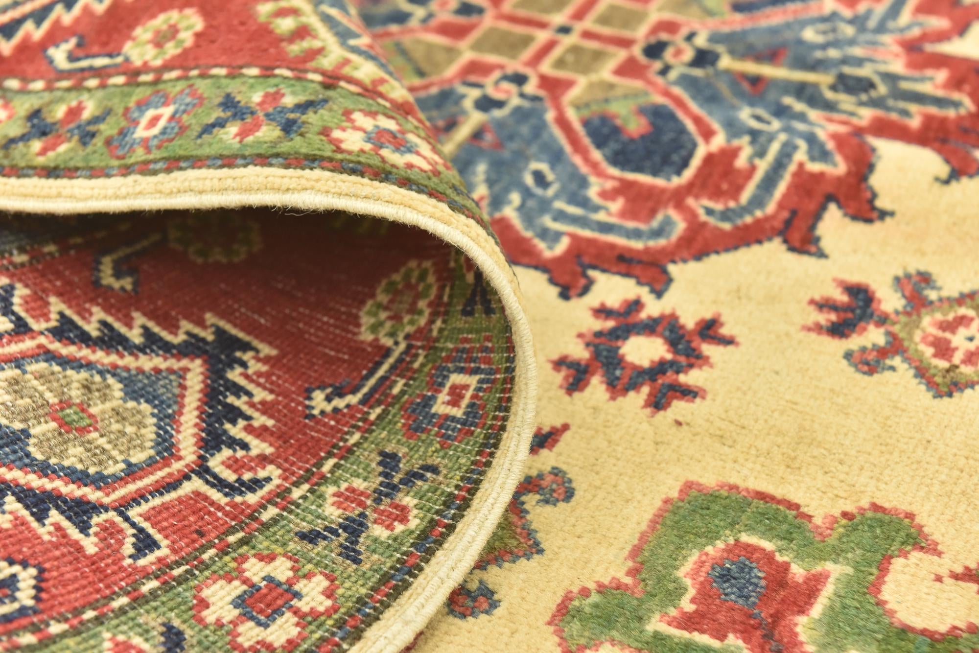 5' 1 x 7' 2 Hand Knotted Kazak Rug
