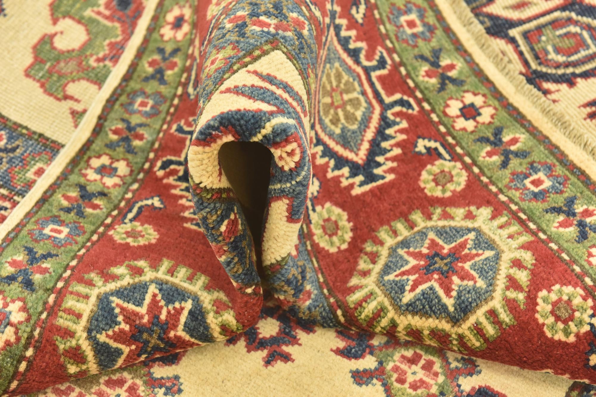 5' 1 x 7' 2 Hand Knotted Kazak Rug