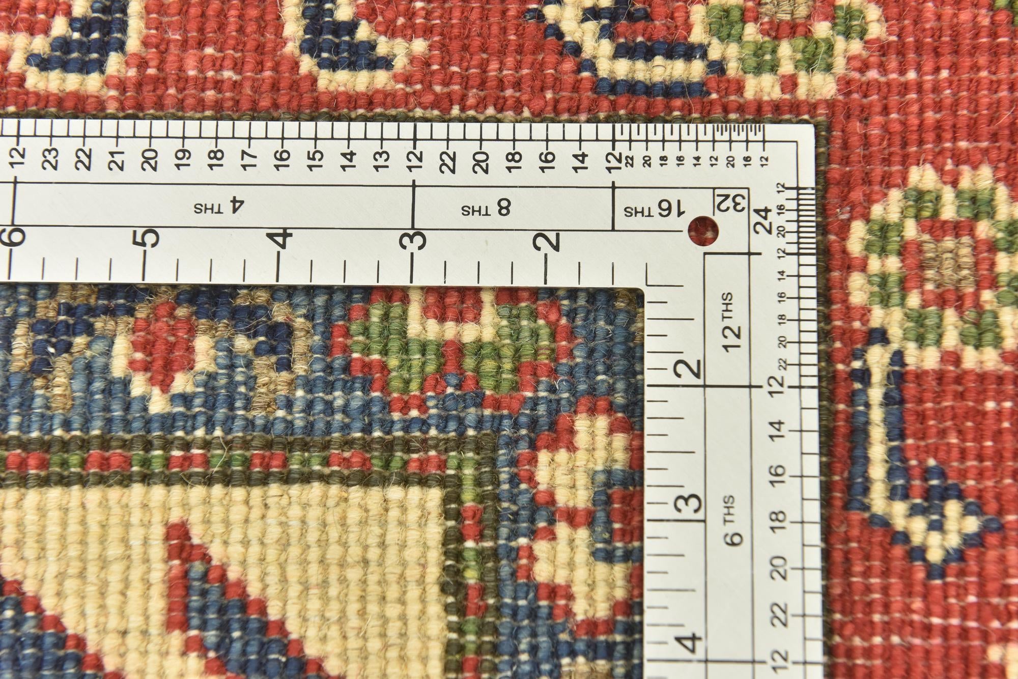 5' 1 x 7' 2 Hand Knotted Kazak Rug