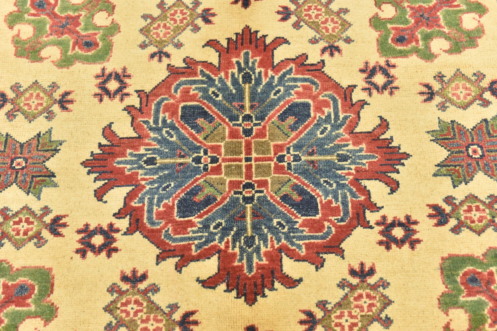 5' 1 x 7' 2 Hand Knotted Kazak Rug