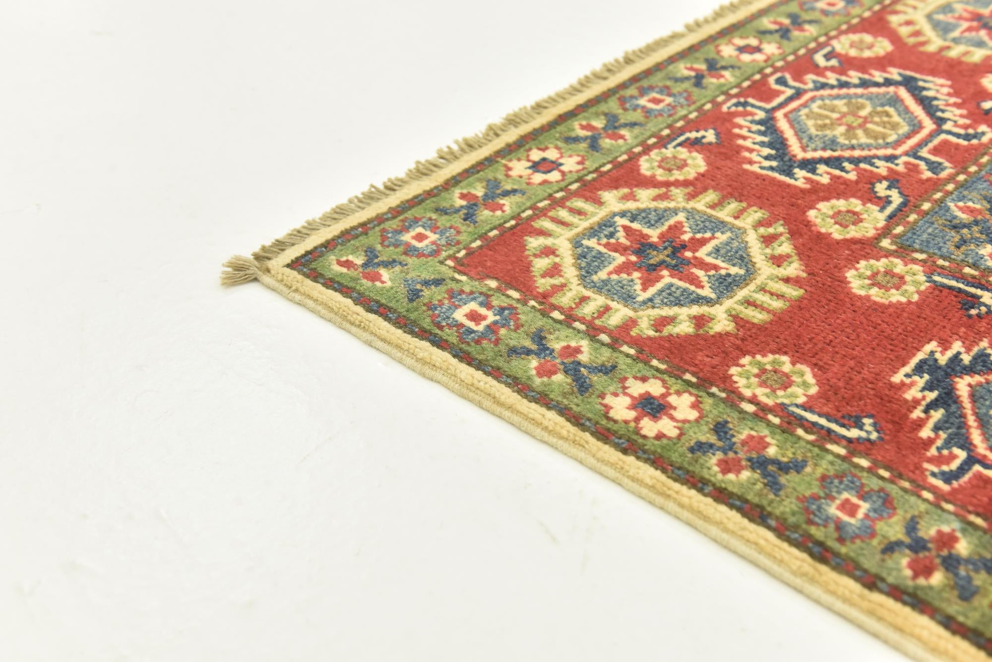 5' 1 x 7' 2 Hand Knotted Kazak Rug