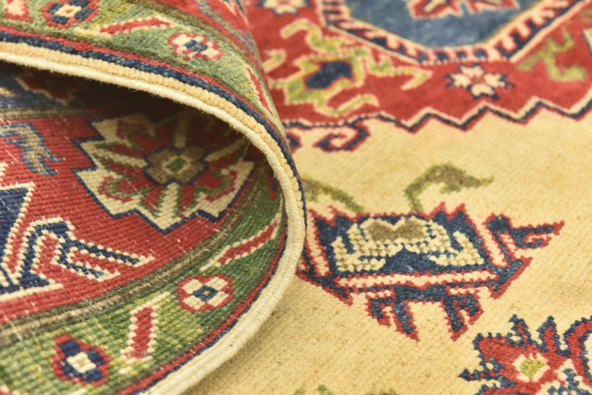 5' 1 x 7' 2 Hand Knotted Kazak Rug