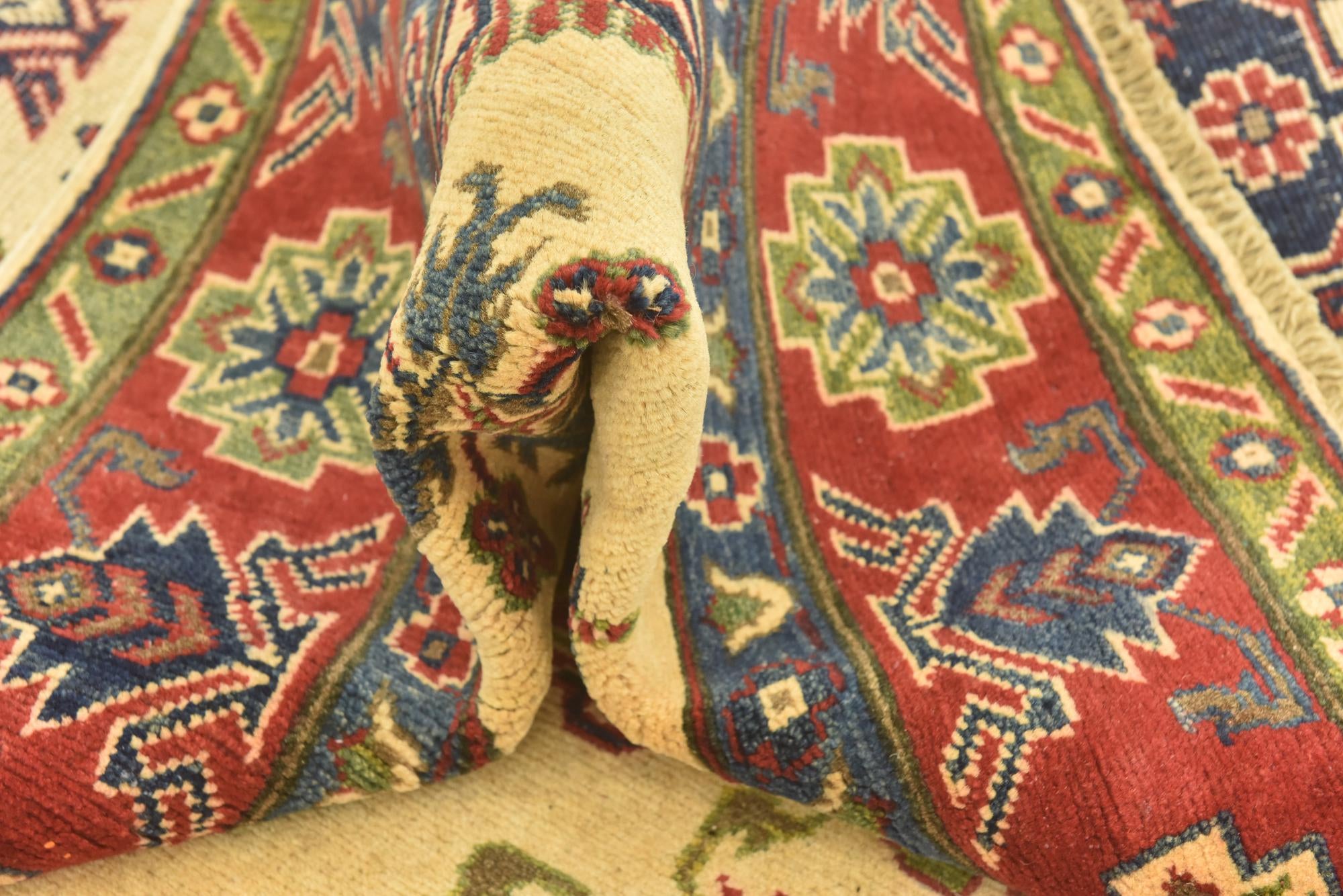 5' 1 x 7' 2 Hand Knotted Kazak Rug