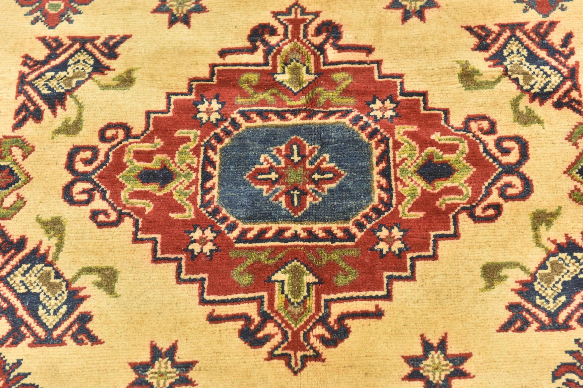 5' 1 x 7' 2 Hand Knotted Kazak Rug