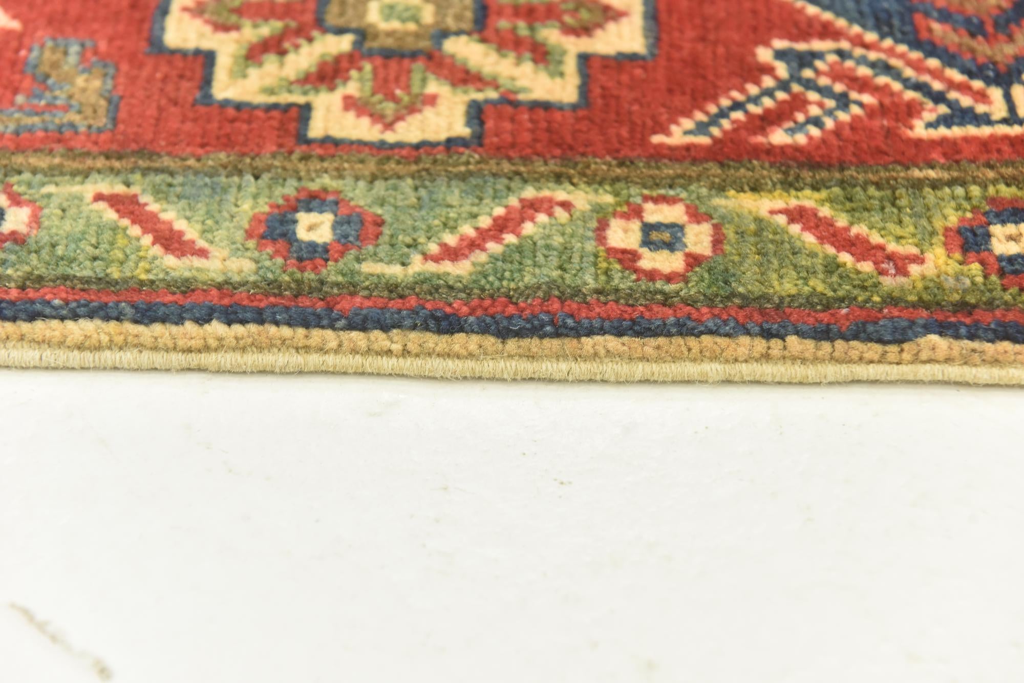 5' 1 x 7' 2 Hand Knotted Kazak Rug