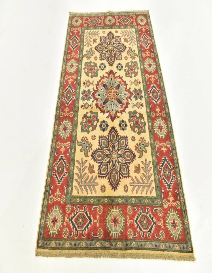 Detail image of 4' x 5' 10  Hand Knotted Kazak Rug