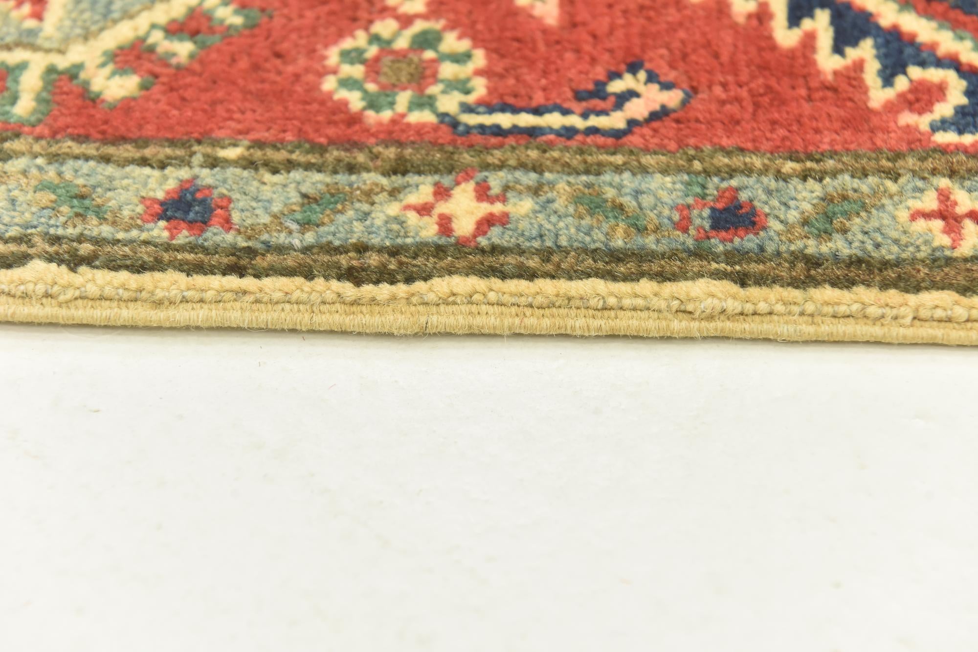 4' x 5' 10 Hand Knotted Kazak Rug